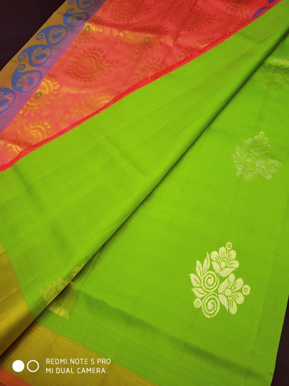 Buy Yourwish Women Dark Green Woven Cotton Silk Arani Pattu Saree Online at  Best Prices in India - JioMart.