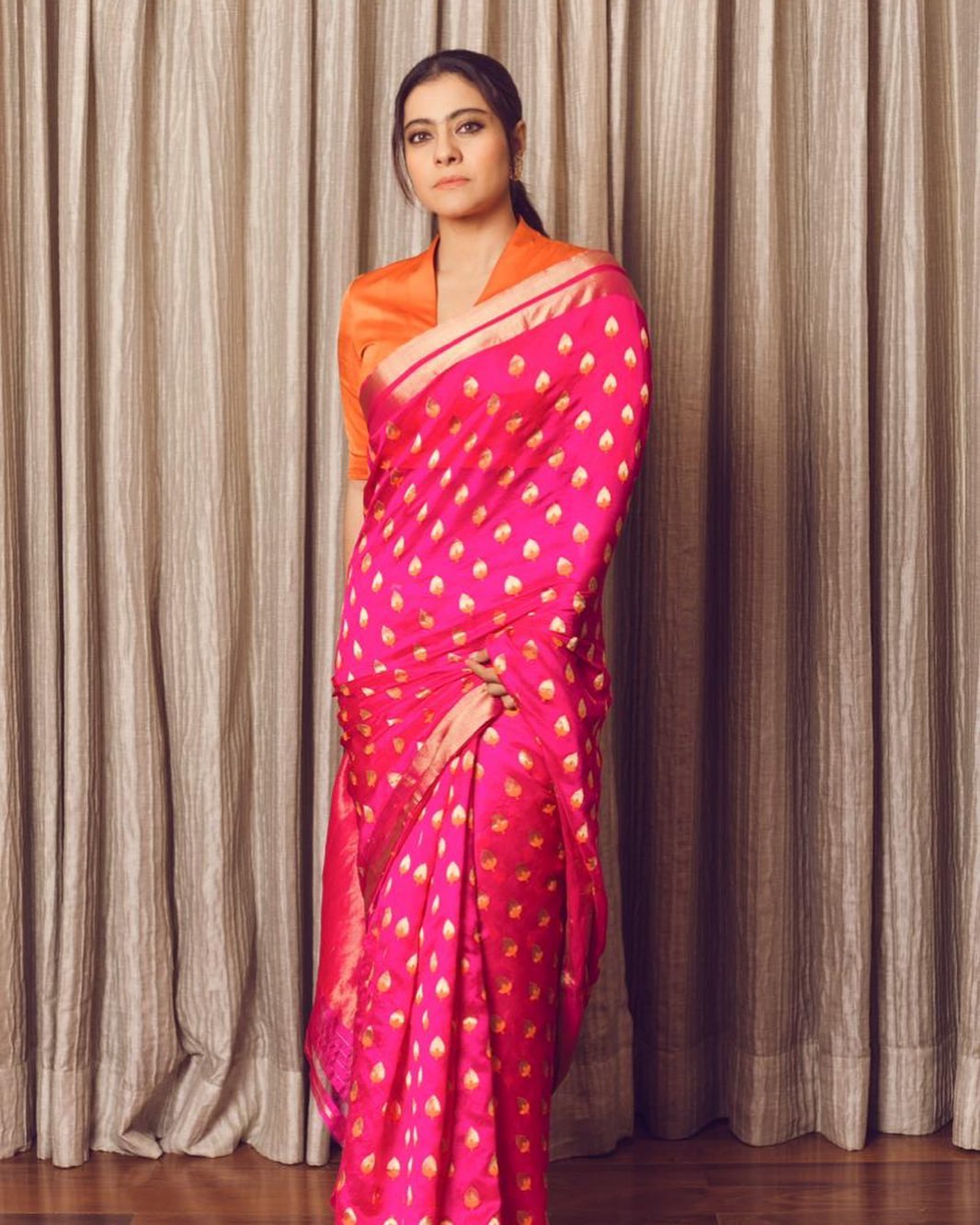 Rani Pink Silk Brocade Saree Design by Raw Mango at Pernia's Pop Up Shop  2024